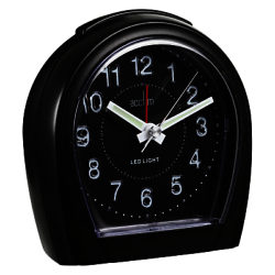 Acctim Lumilight Clock, Black